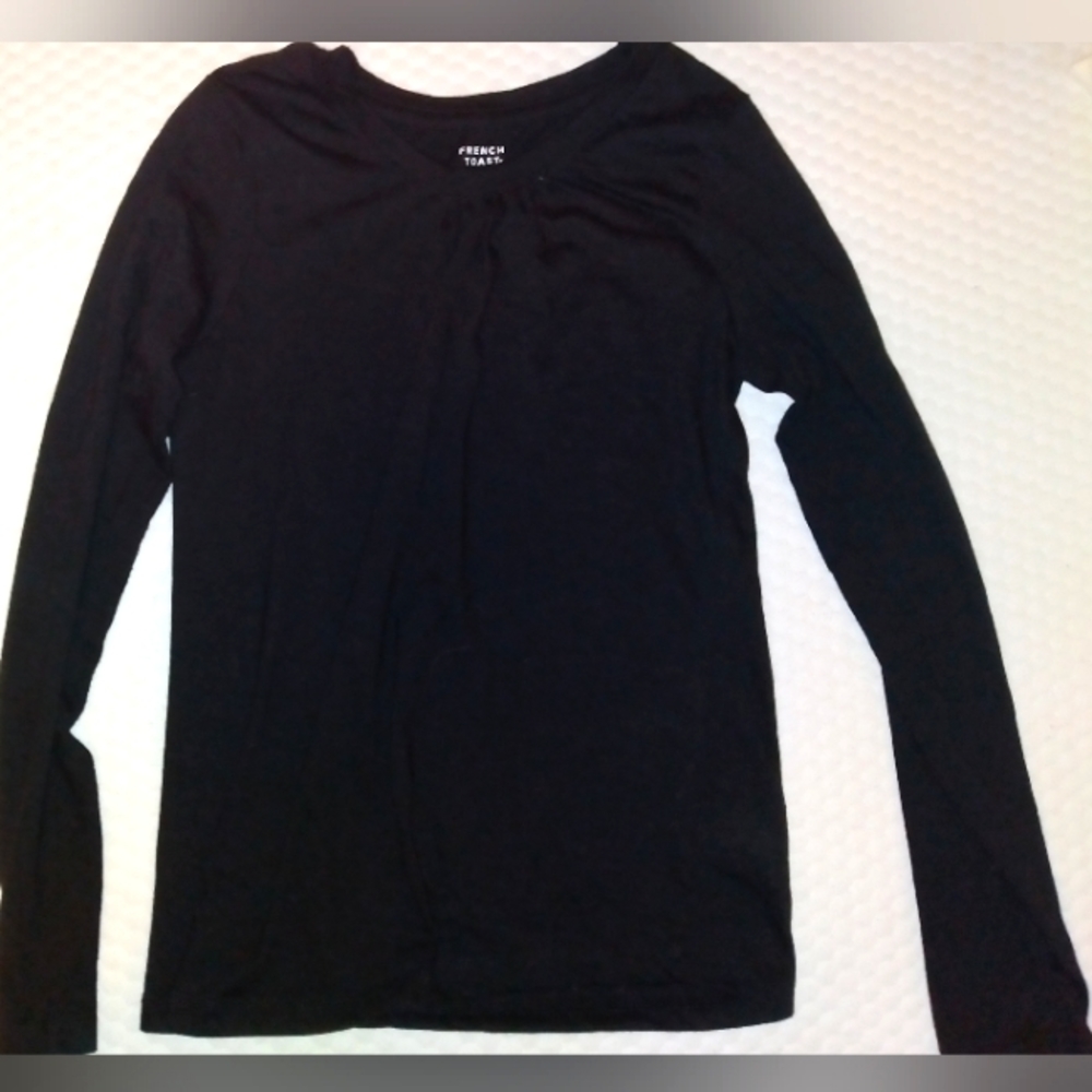 Girls size 10/12 black long sleeve shirt